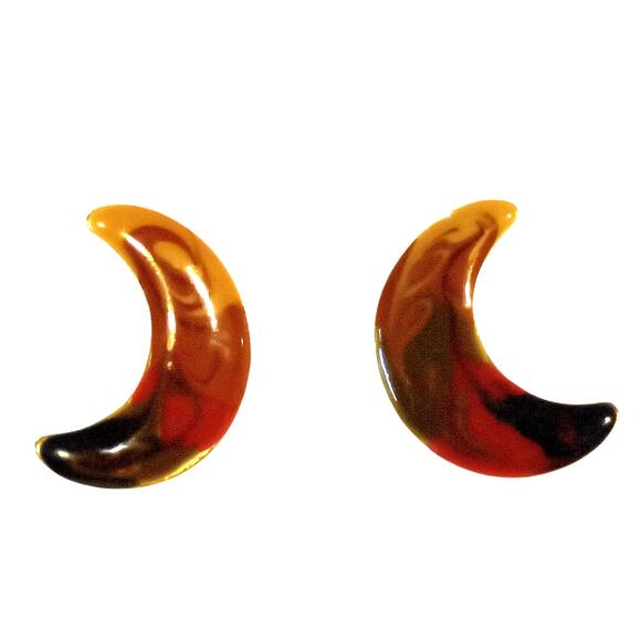 Vintage Lot 5 Sets Business Casual Metal Stud Post Earrings - Picture 3 of 7